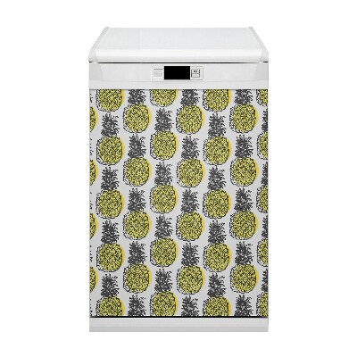 Adesivo magnetico per lavastoviglie Pattern di ananas