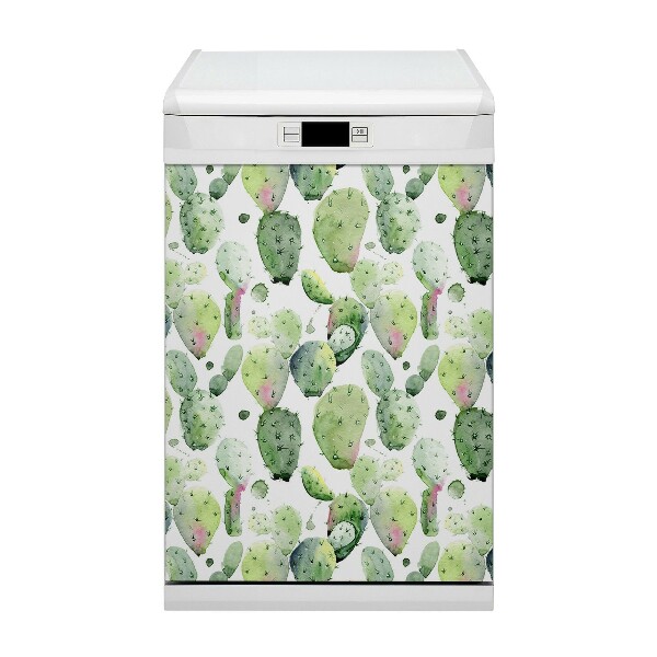 Copertura magnetica per porta della lavastoviglie Cactus tropici