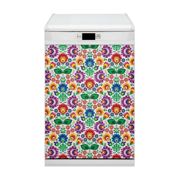 Coperchio magnetico decorativo per lavastoviglie Vecchio motivo polacco