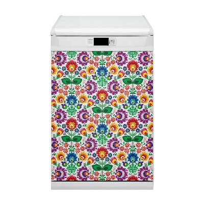 Coperchio magnetico decorativo per lavastoviglie Vecchio motivo polacco