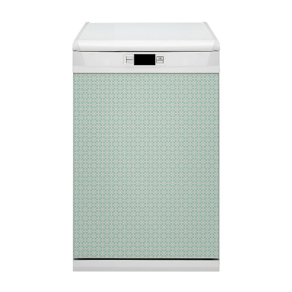 Copertura magnetica per porta della lavastoviglie bianco blu