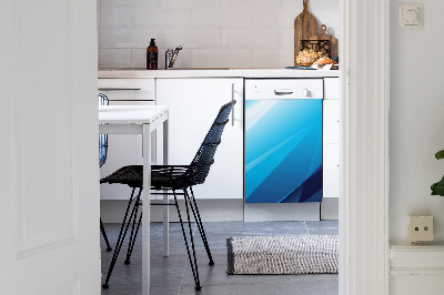 Coperchio magnetico decorativo per lavastoviglie Transizione blu