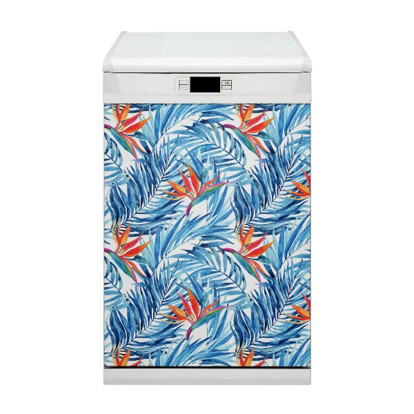 Coperchio magnetico decorativo per lavastoviglie Paradiso blu