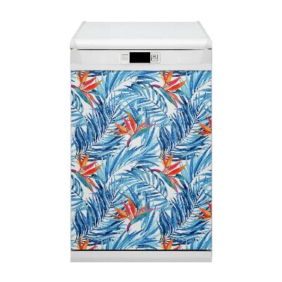 Coperchio magnetico decorativo per lavastoviglie Paradiso blu
