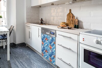 Coperchio magnetico decorativo per lavastoviglie Paradiso blu