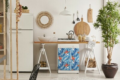 Coperchio magnetico decorativo per lavastoviglie Paradiso blu