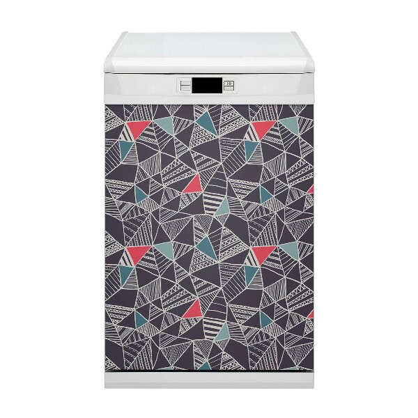 Copertura magnetica per porta della lavastoviglie Pattern doodle
