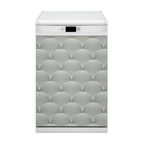 Copertura magnetica per lavastoviglie Pattern semi -cerchio