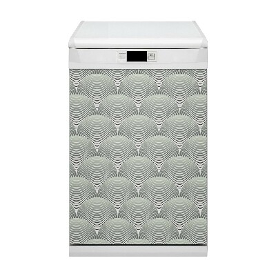 Copertura magnetica per lavastoviglie Pattern semi -cerchio