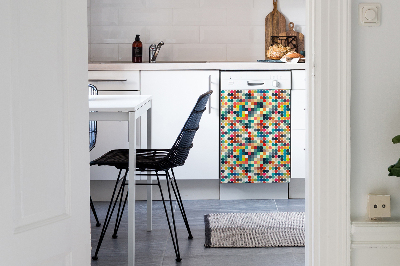 Coperchio magnetico decorativo per lavastoviglie Pattern geometrico