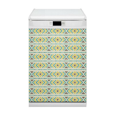 Copertura magnetica per porta della lavastoviglie Pattern geometrico