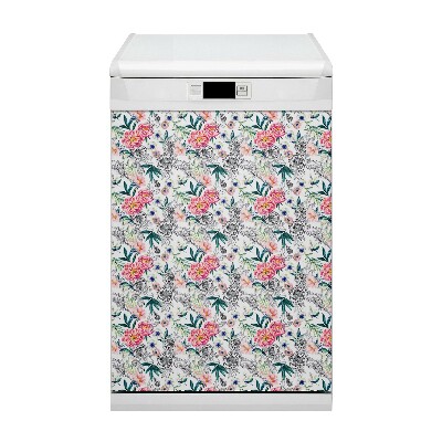 Copertura magnetica per lavastoviglie Immagine di primavera