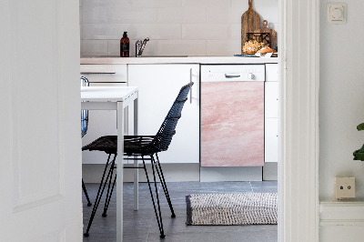 Coperchio magnetico decorativo per lavastoviglie Texture rosa