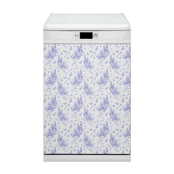 Pannello magnetico per lavastoviglie Acquerello di lavanda