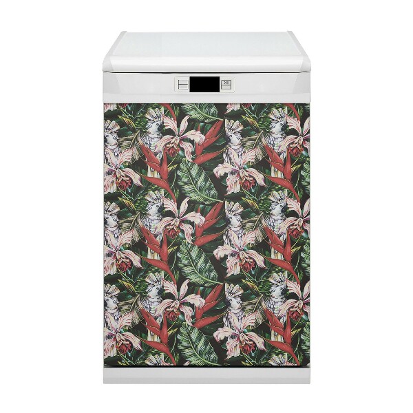 Copertura magnetica per porta della lavastoviglie TROPICS PARROT