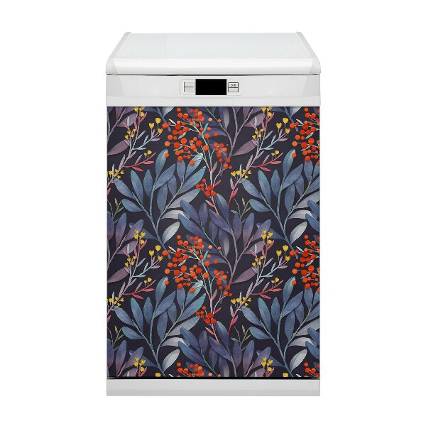 Copertura magnetica per lavastoviglie Immagine dei fiori