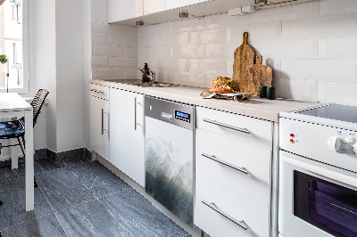 Copertura magnetica per porta della lavastoviglie Paesaggio fuji