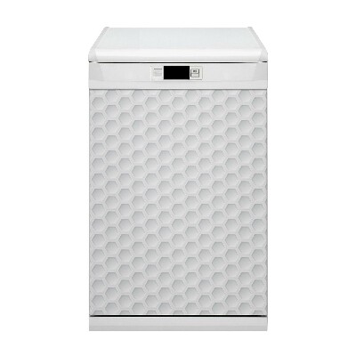 Copertura magnetica per porta della lavastoviglie Esagoni tre -dimensionali