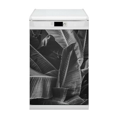 Coperchio magnetico decorativo per lavastoviglie Foglie grandi