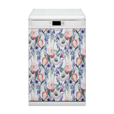 Adesivo magnetico per lavastoviglie Bouquet primaverile
