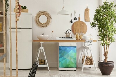 Pannello magnetico per lavastoviglie Astrazione blu