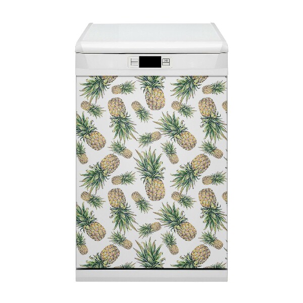 Adesivo magnetico per lavastoviglie Ananas