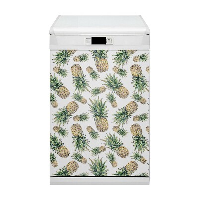 Adesivo magnetico per lavastoviglie Ananas