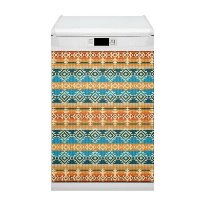 Coperchio magnetico decorativo per lavastoviglie Pattern in stile Navajo