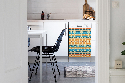 Coperchio magnetico decorativo per lavastoviglie Pattern in stile Navajo