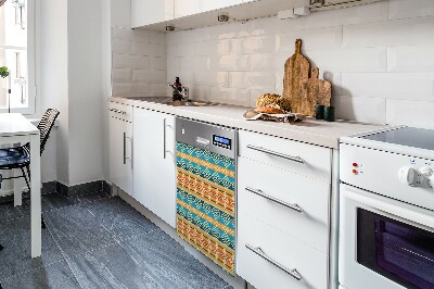 Coperchio magnetico decorativo per lavastoviglie Pattern in stile Navajo