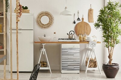 Pannello magnetico per lavastoviglie Schede bianche