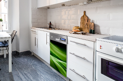 Copertura magnetica per porta della lavastoviglie Astrazione dell'erba