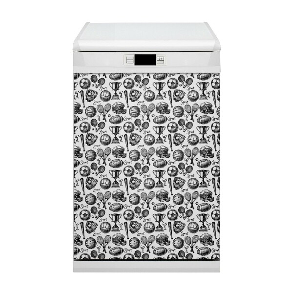 Copertura magnetica per lavastoviglie Motivi sportivi