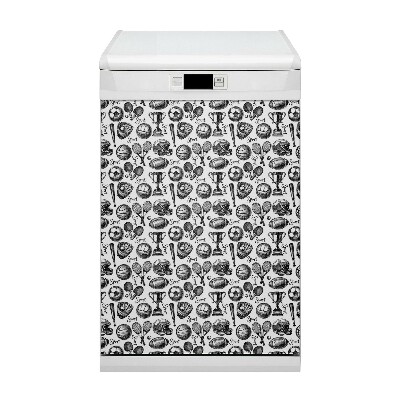 Copertura magnetica per lavastoviglie Motivi sportivi