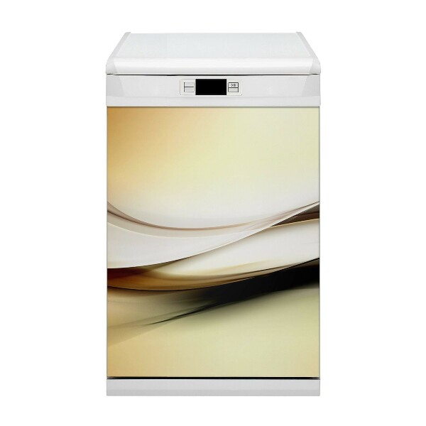 Adesivo magnetico per lavastoviglie Astrazione beige
