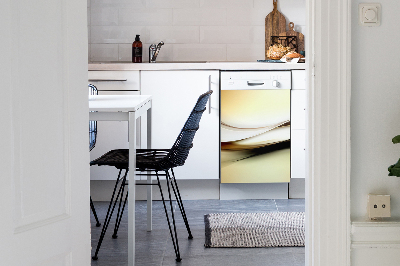 Adesivo magnetico per lavastoviglie Astrazione beige