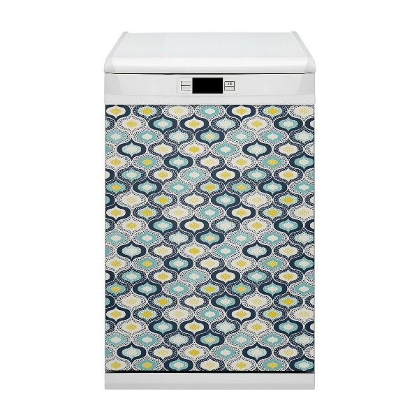 Coperchio magnetico decorativo per lavastoviglie Dots Doodle
