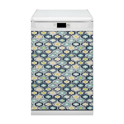Coperchio magnetico decorativo per lavastoviglie Dots Doodle
