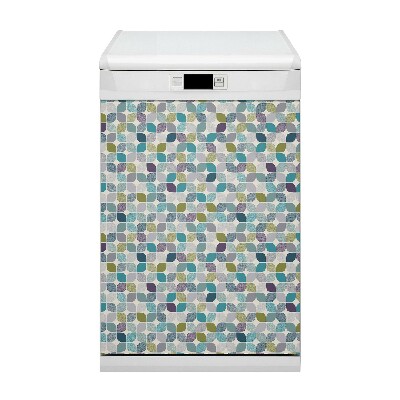 Adesivo magnetico per lavastoviglie Pattern geometrico