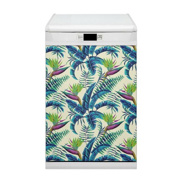 Copertura magnetica per lavastoviglie Immagine tropicale