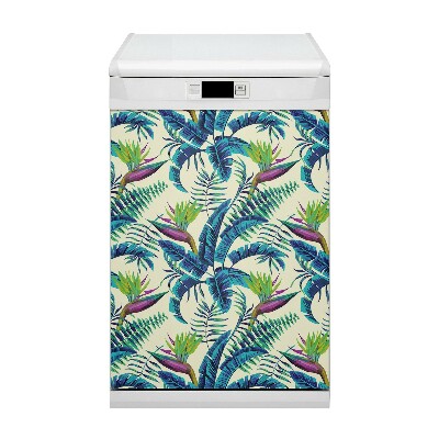 Copertura magnetica per lavastoviglie Immagine tropicale