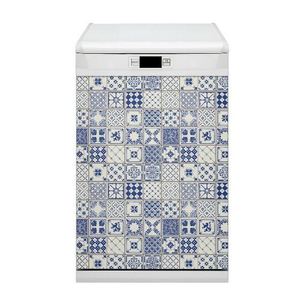 Coperchio magnetico decorativo per lavastoviglie Piastrelle Azulejos