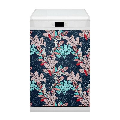 Adesivo magnetico per lavastoviglie Pattern deciduo