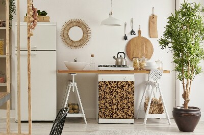 Adesivo magnetico per lavastoviglie Pattern deciduo