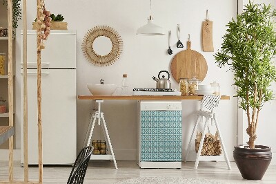 Coperchio magnetico decorativo per lavastoviglie Pattern verde