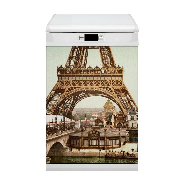 Copertura magnetica per lavastoviglie Torre retrò Eiffel