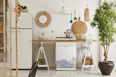 Coperchio magnetico decorativo per lavastoviglie Cactus prato