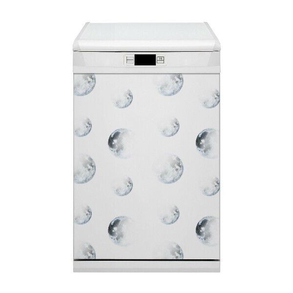 Coperchio magnetico decorativo per lavastoviglie Immagine delle lune