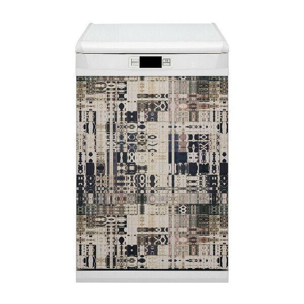 Adesivo magnetico per lavastoviglie Boho Tile Style