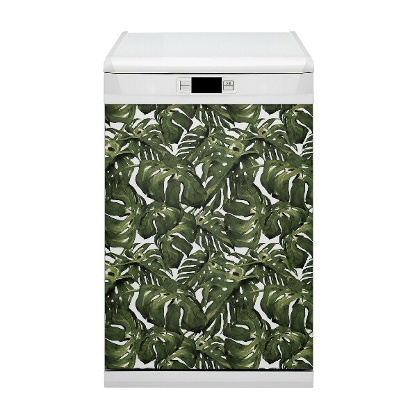 Coperchio magnetico decorativo per lavastoviglie Foglia di mostri